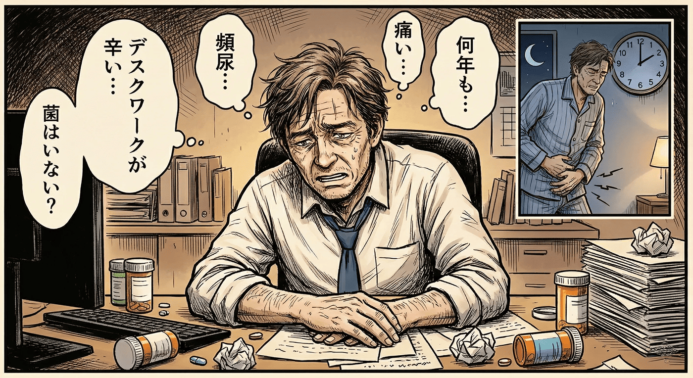 悩む男性