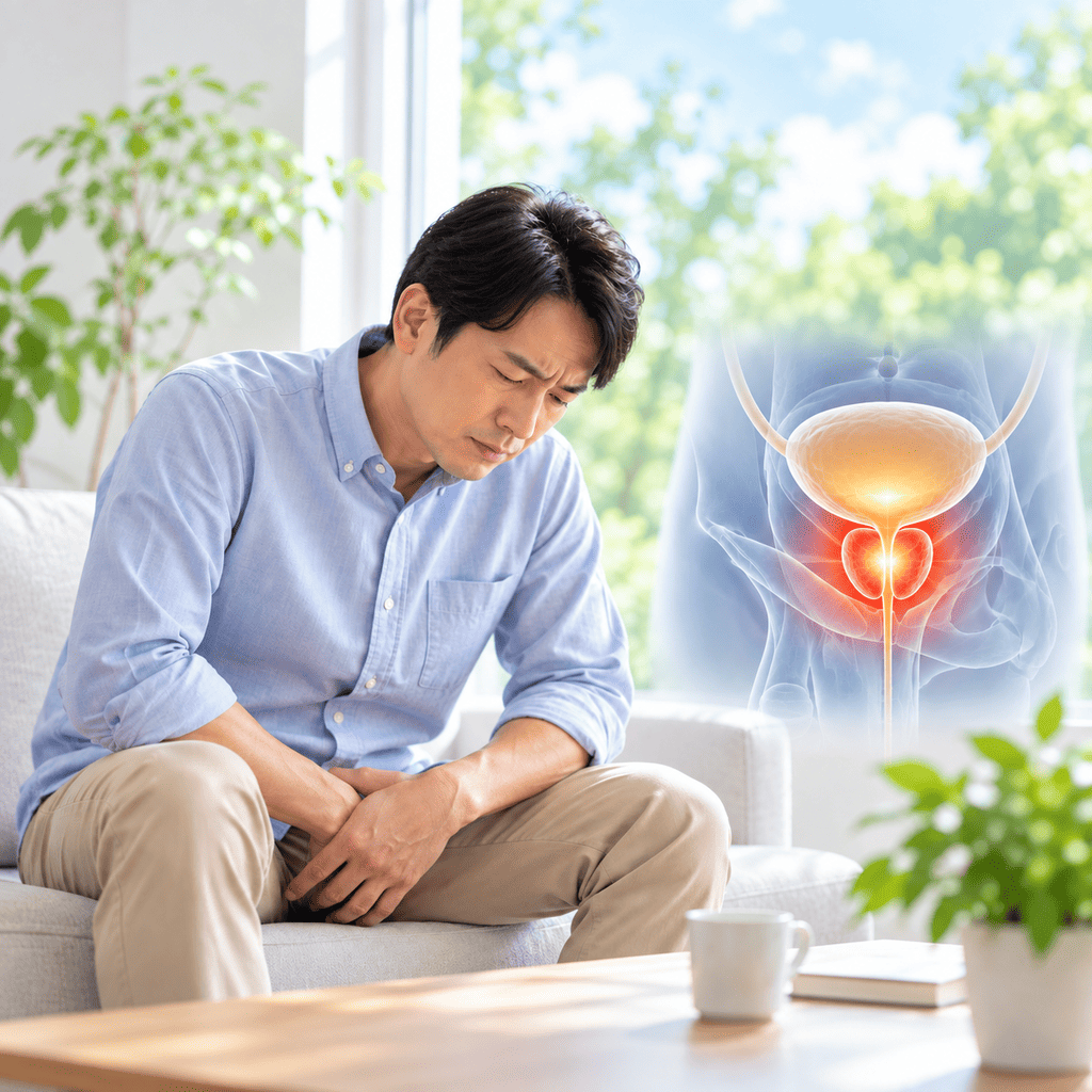 慢性前立腺炎・慢性骨盤疼痛症候群のイメージ