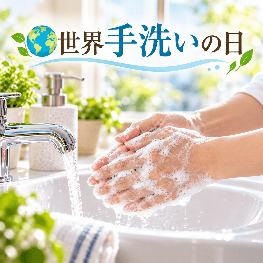 世界手洗いの日に見直したい石けんを使った正しい手洗いと秋の健康習慣