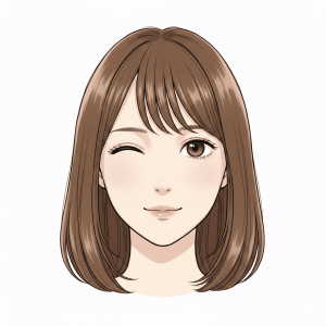 顔面神経麻痺検査法:片目つぶり