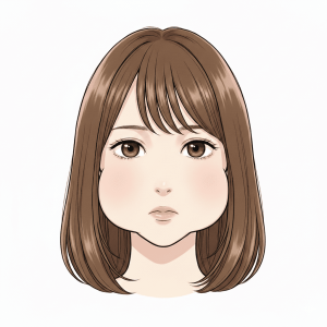 顔面神経麻痺検査法:頬を膨らます