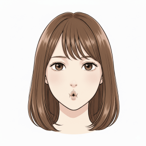 顔面神経麻痺検査法:口笛を吹く